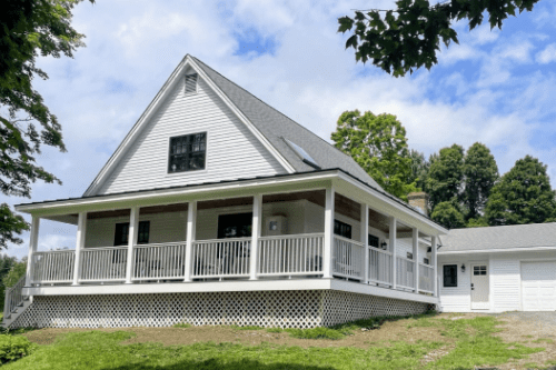 new built home framing